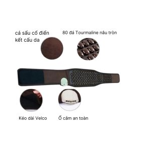 Đai Massage Đá Nóng Tourmaline Hàn Quốc Giúp Giảm Đau nhức KT 19x120cm Kensonic Belt 80_1